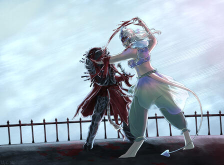 Fullbody with simple bg