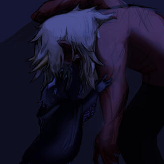 Two halfbodies colored